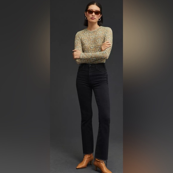 MOTHER The Hustler Ankle Fray Encounters At Night Flare Jean size 24 - Picture 1 of 7